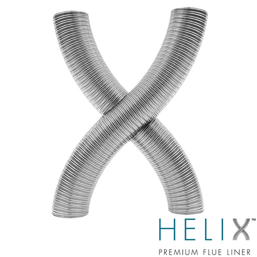 316L Helix Premium Flexible Flue Liner