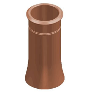 Chimney Pot Cannon Head 600mm Terracotta