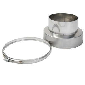 Counter-Adapter Twin Wall Flue Pipe