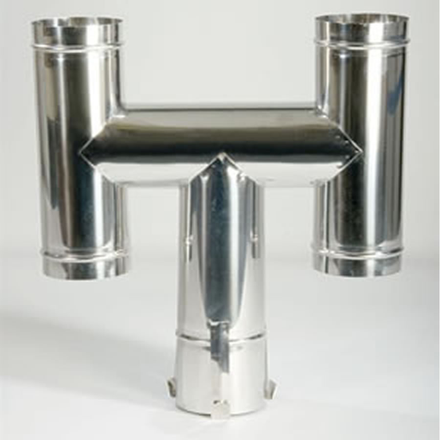 CHIMNEY COWL Flue,Pot Cap Anti Downdraught 130mm/5.1'' INOX Stainless Steel 