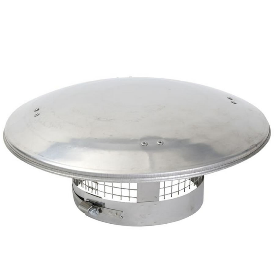 Rain Cap With Mesh For Twin Wall Flue Pipe Flue Systems rain-cap-with-mesh-for-twin-wall-flue-pipe-flue-systems