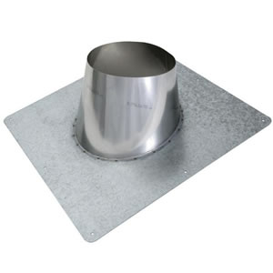 Roof Flashing 5-25° Twin Wall Insulated Flue Pipe