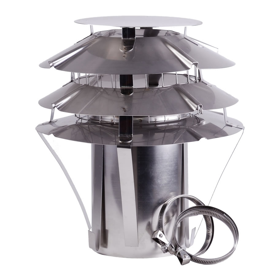 Brewer UFO Anti Downdraught Chimney Liner Cowl
