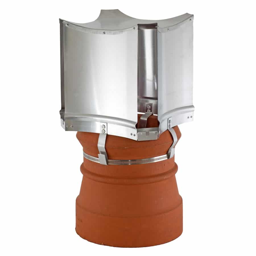 Brewer Aerodyne Chimney Cowl Natural Finish