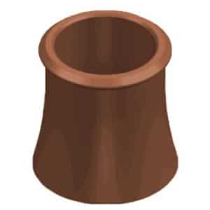 Cannon Roll Top Chimney Pot from Chimney Cowl Products
