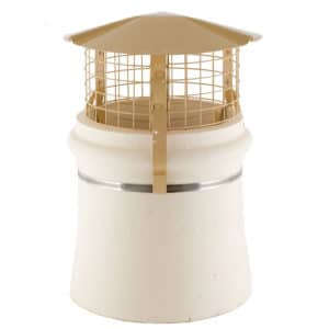 Brewer Chimney Cowl Bird and Rain Guard - High Top