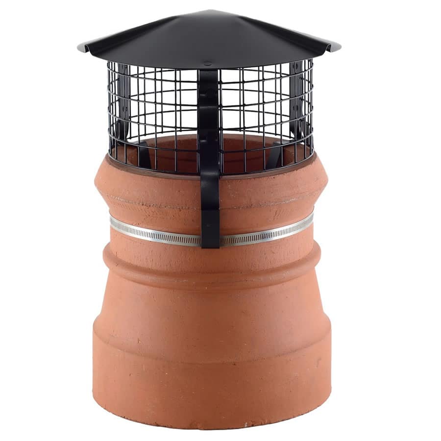 Brewer Chimney Cowl Bird and Rain Guard - High Top