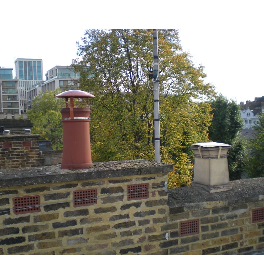 Standard Chimney Rain Cowl and Bird Guard and Square Disused Chimney Cap