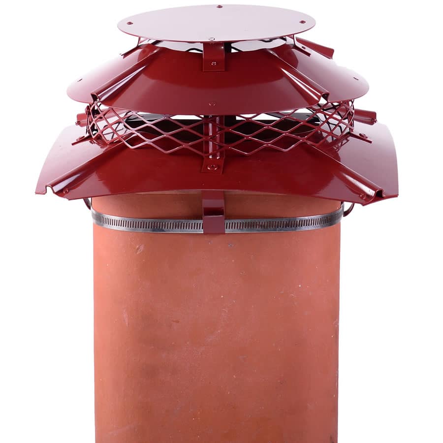 Square Terracotta Chimney Cowl from Chimney Cowl Products