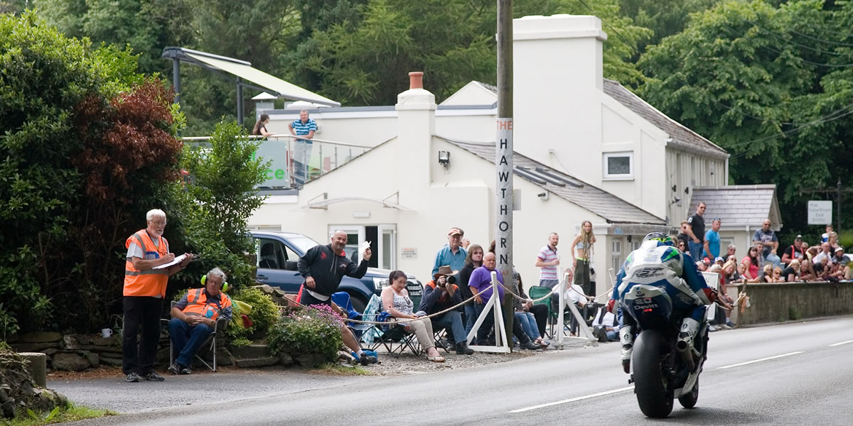 Disused Chimney Cap - Isle of Man TT Sited on Hawtorn Pub