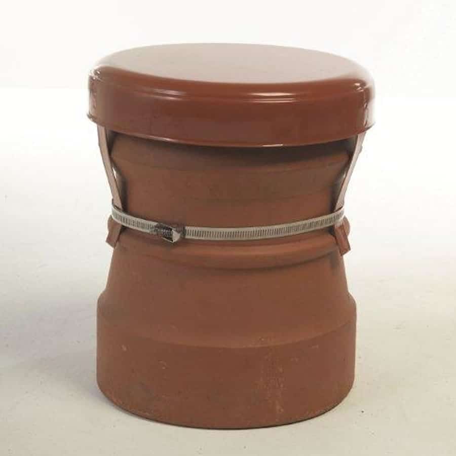 Chimney Capping Cap Cowl - Terracotta from Chimney Cowl Products